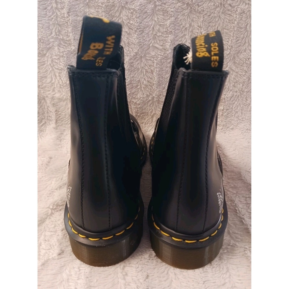 Dr. Martens x Needles Chelsea Boots 2976 Snaffle Black Leather Men's 9 Women 10 - Picture 6 of 11